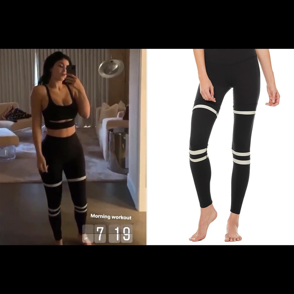 Alo yoga High waist legit leggings black/bone